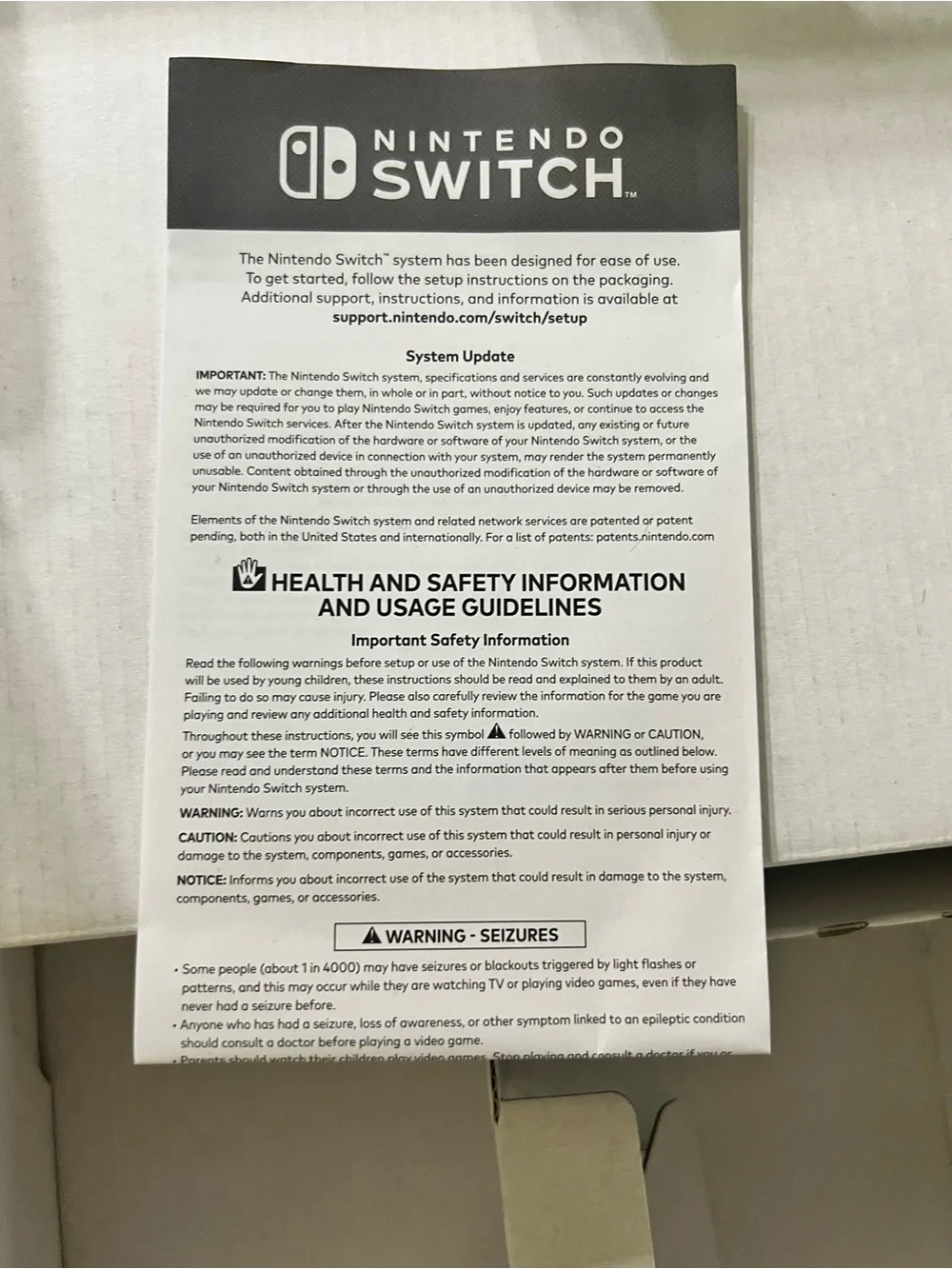 Nintendo Switch with Neon Blue & Neon Red Joy‑Con